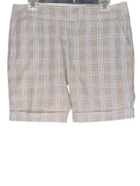 Zinc Plaid Bermuda Shorts Size 9 Junior —#010